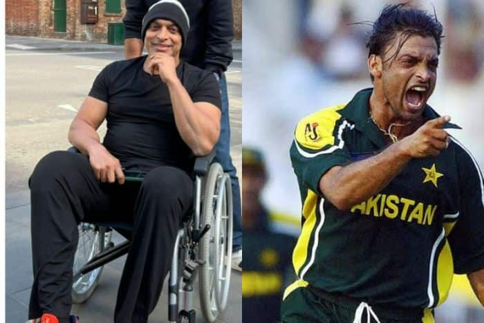 Shoaib Akhtar Stands With Support Of Crutch Post Surgery, Pic Goes Viral